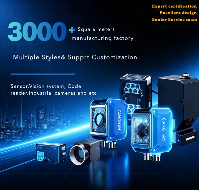 CANGHAN machine vision product line — sensors, vision systems, code readers and industrial cameras